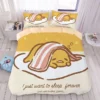 Cartoon Gudetama series cotton skin friendly four piece set children s cute cotton bed sheet quilt - Gudetama Store