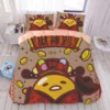 Cartoon Gudetama series cotton skin friendly four piece set children s cute cotton bed sheet quilt 8 - Gudetama Store