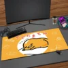 Cute Cartoon Gudetama Mousepad HD Printing Computer Gamers Locking Edge Non slip Rubber Mouse Pad Keyboard 1 - Gudetama Store