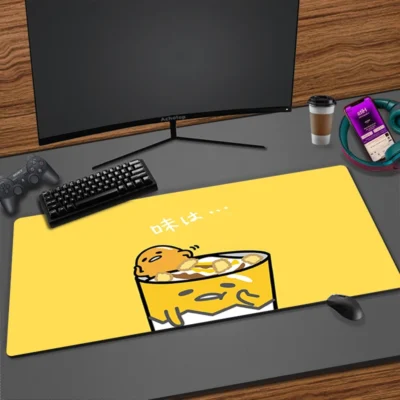 Cute Cartoon Gudetama Mousepad HD Printing Computer Gamers Locking Edge Non slip Rubber Mouse Pad Keyboard 6 - Gudetama Store