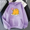 Cute Gudetama Hoodie Women Harajuku Aesthetic Graphic Funny Kawaii Hoodies Unisex Anime Cartoon Pullovers Sweatshirts Korea 2 - Gudetama Store