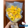 Flower Sanrio Gudetama Kawaii Egg Plush Bouquet Cartoon Creative Cute Handmade Girls Valentine S Day Graduation - Gudetama Store