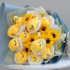 Flower Sanrio Gudetama Kawaii Egg Plush Bouquet Cartoon Creative Cute Handmade Girls Valentine S Day Graduation 2 - Gudetama Store