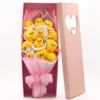 Flower Sanrio Gudetama Kawaii Egg Plush Bouquet Cartoon Creative Cute Handmade Girls Valentine S Day Graduation 4 - Gudetama Store