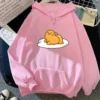 Gudetama Hoodie Fashion Women Harajuku Aesthetic Graphic Kawaii Hoodies Unisex Anime Cartoon Hooded Pullover Sweatshirts Clothes 5 - Gudetama Store