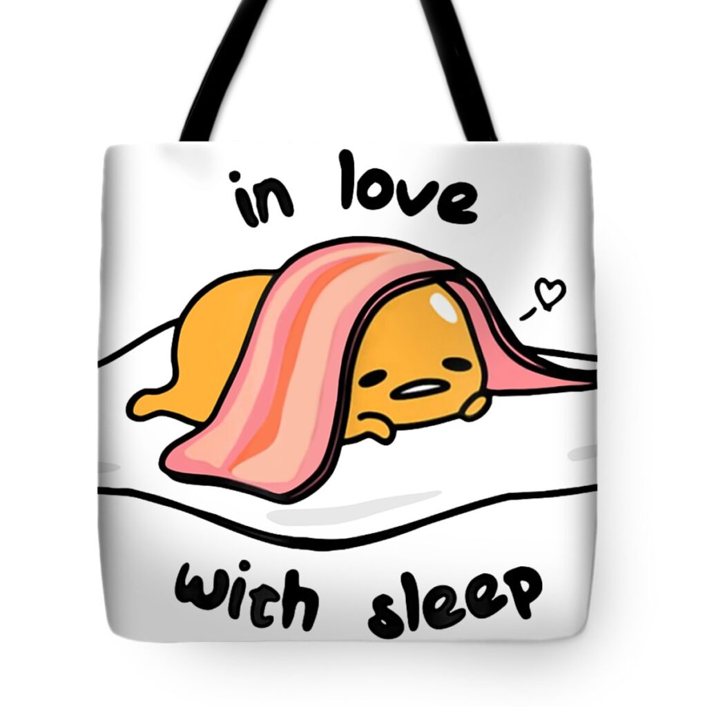 gudetama loves sleep miley miney transparent 1 - Gudetama Store