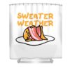 gudetama sweater weather bacon blanket simone jemine transparent 4 - Gudetama Store