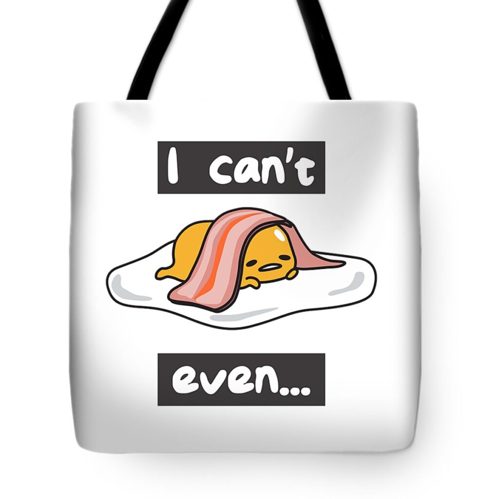 gudetama the lazy egg cant even simone jemine transparent 1 - Gudetama Store