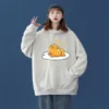 kf S2198e61e620c48d6a77c06f933d78c02h Sanrio Gudetama Men Women Hoodies Casual Hip Hop Streetwear Long Sleeves Sweatshirts Boys Girls Autumn Tops - Gudetama Store