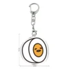 kf S358a5185d47b454a919f76efc453b28cD Sanrio Gudetama Lazy Egg Japanese Foods Kawaii Transparent Acrylic Pendant Keychains Kids Girls Boys Accessories Gift - Gudetama Store