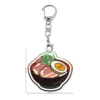 kf S61b75eb71dd14160b807a7733fda9ab6H Sanrio Gudetama Lazy Egg Japanese Foods Kawaii Transparent Acrylic Pendant Keychains Kids Girls Boys Accessories Gift - Gudetama Store