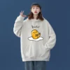 kf S79680a63640b4b49acd4bb8ac524b59cl Sanrio Gudetama Men Women Hoodies Casual Hip Hop Streetwear Long Sleeves Sweatshirts Boys Girls Autumn Tops - Gudetama Store